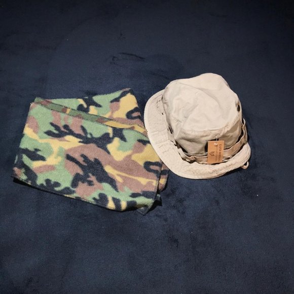 RAPID DOMINANCE HAT BEIGE WITH FREE OLD NAVY SCARF - Picture 4 of 6